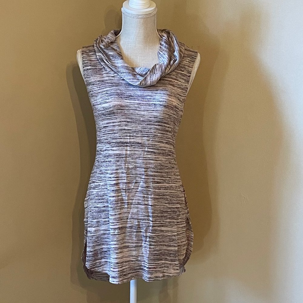 Knox Rose Cowl-neck Striped Blouse - Burgandy, Black, Cream